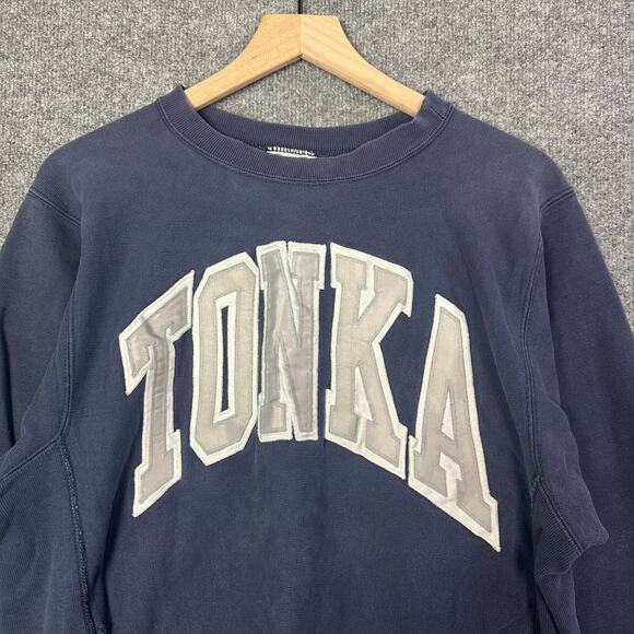 Vintage Champion Reverse Weave Tonka Crew Neck Sweatshirt Made In USA - Picture 3 of 10